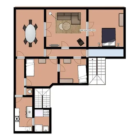 Apartment Great 3-bed In Fantastic Location Copenhagen